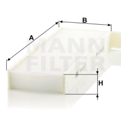 Filtr kabiny CU29003-2