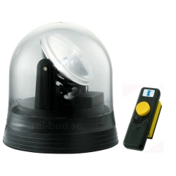 OBROTOWY REFLEKTOR DALEKOSIĘŻNY ZASIĘG 700 METRÓW STEROWANY BEZPRZEWODOWO NA PILOTA