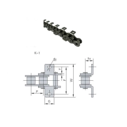 Łańcuch rolkowy 5/8" 10B-1 E2P K1x2 (K1)