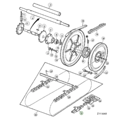 Zestaw naprawczy,mocowanie listwy John Deere nr AL15490