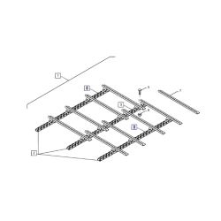 Łańcuch podajnika pochyłego odpowiednik nr 84971283 do kombajnu CNH