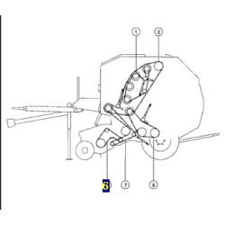 Łańcuch napędowy odpowiednik nr 845971.0 do maszyny Claas