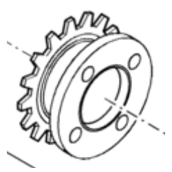 Kolo lancuchowe podajnika odpowiednik nr 87047932 do maszyny CNH