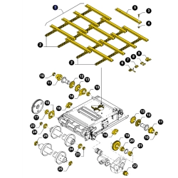 Lancuch podajnika pochylego odpowiednik nr 87495906 do kombajnu CNH