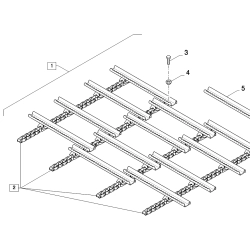 Łańcuch podajnika pochyłego odpowiednik nr 87495863 do kombajnu CNH