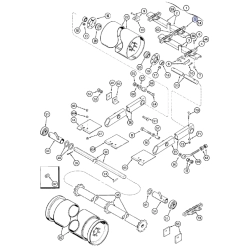 Łańcuch podajnika pochyłego odpowiednik nr 1989519C1 do kombajnu Case wewnętrzny