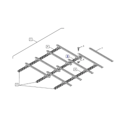 Łańcuch podajnika pochyłego odpowiednik nr 84971282 / 9837399 do kombajnu CNH