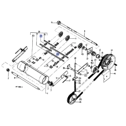 Łańcuch podajnika pochyłego odpowiednik nr 3167806R91 do kombajnu Case