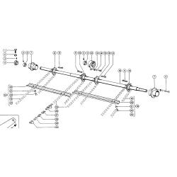 Łańcuch podajnika pochyłego odpowiednik nr 645153.3 do kombajnu Claas