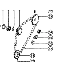 Łańcuch rolkowy nr 605137.1 do kombajnu Claas