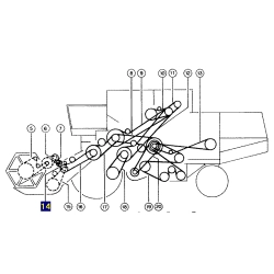 ańcuch napędowy odpowiednik nr 728007.1 do maszyny Claas