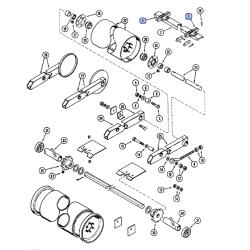 Łańcuch podajnika pochyłego odpowiednik nr 117871A1  do kombajnu Case