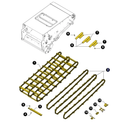Łańcuch pod. pochyłego kom. NH CR9080   87372058