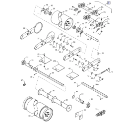 Łańcuch podajnika pochyłego odpowiednik nr 195664A1 do kombajnu Case