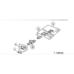 Zestaw naprawczy mocowania listwy odpowiednik nr AZ34229 do kombajnu John Deere