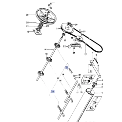 Łańcuch podajnika pochyłego odpowiednik nr 3156302R91 do kombajnu Case