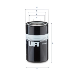 Przykręcany filtr oleju UFI 2383400