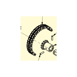 Łańcuch napędowy odpowiednik nr DR6240 do maszyny Olimac