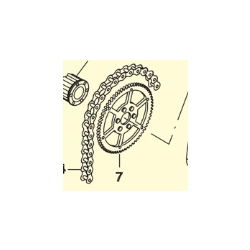 Koło łańcuchowe przystawka do kukurydzy odpowiednik nr DR5070 do przystawki Olimac